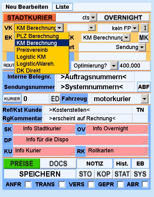 PREISLISTE